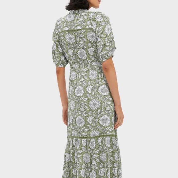 Tuckernuck LUCY 4 SHORT SLEEVE DRESS - ARLES GOTHIC OLIVE Emerson Fry OVERSIZED! - Picture 3 of 12